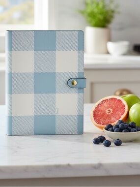 Coach Gingham Print Notebook